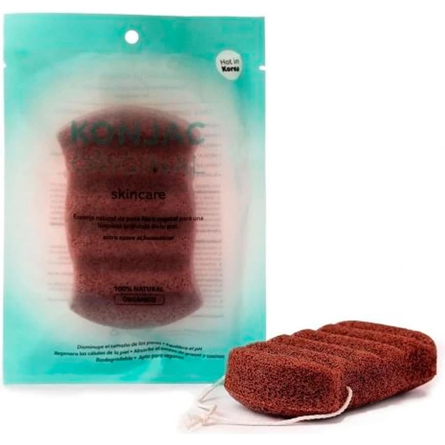 Esponja Konjac Corporal Roja