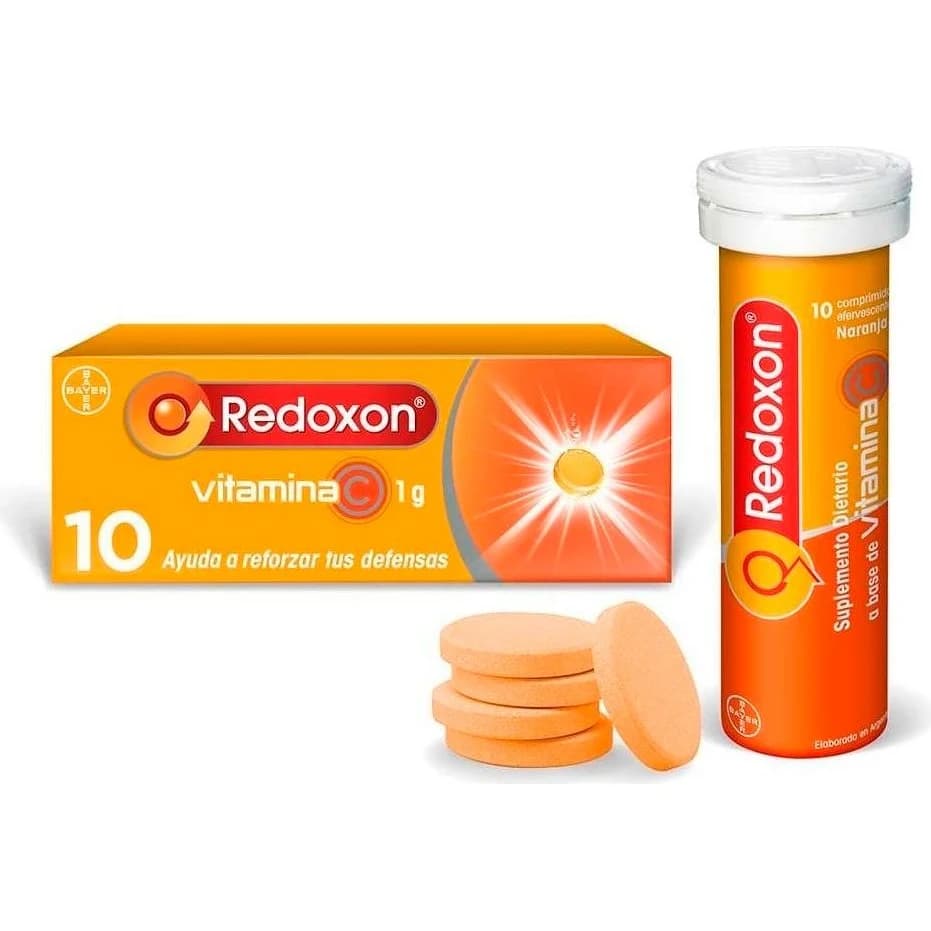 Redoxon Vitamina C 1 g Comprimidos Efervescentes x 10