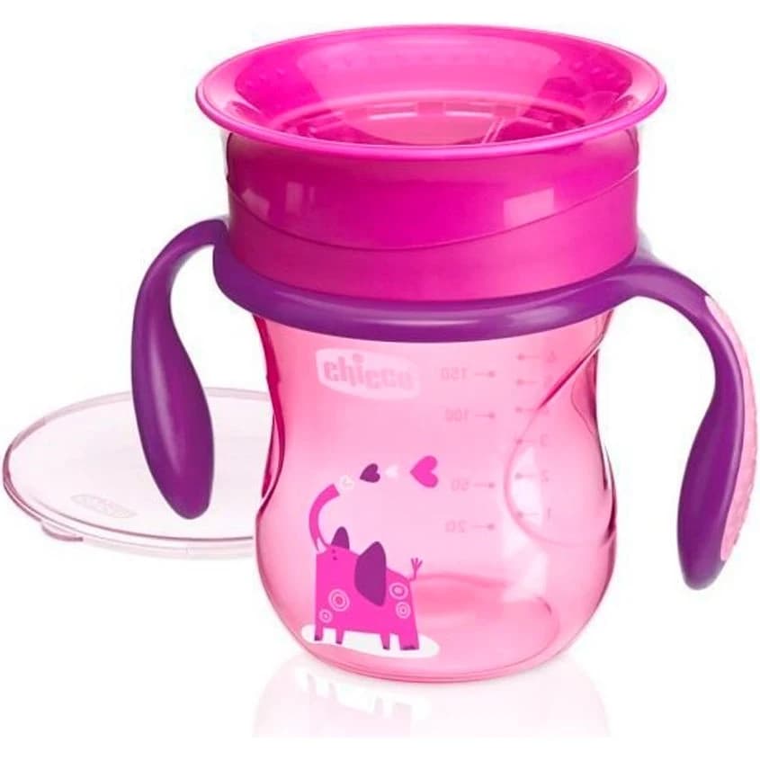 Vaso Chicco Perfect Cup 12M+ Rosa