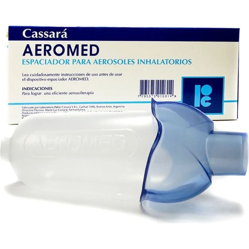 Aerocámara Cassara Aeromed Espaciador para Aerosol