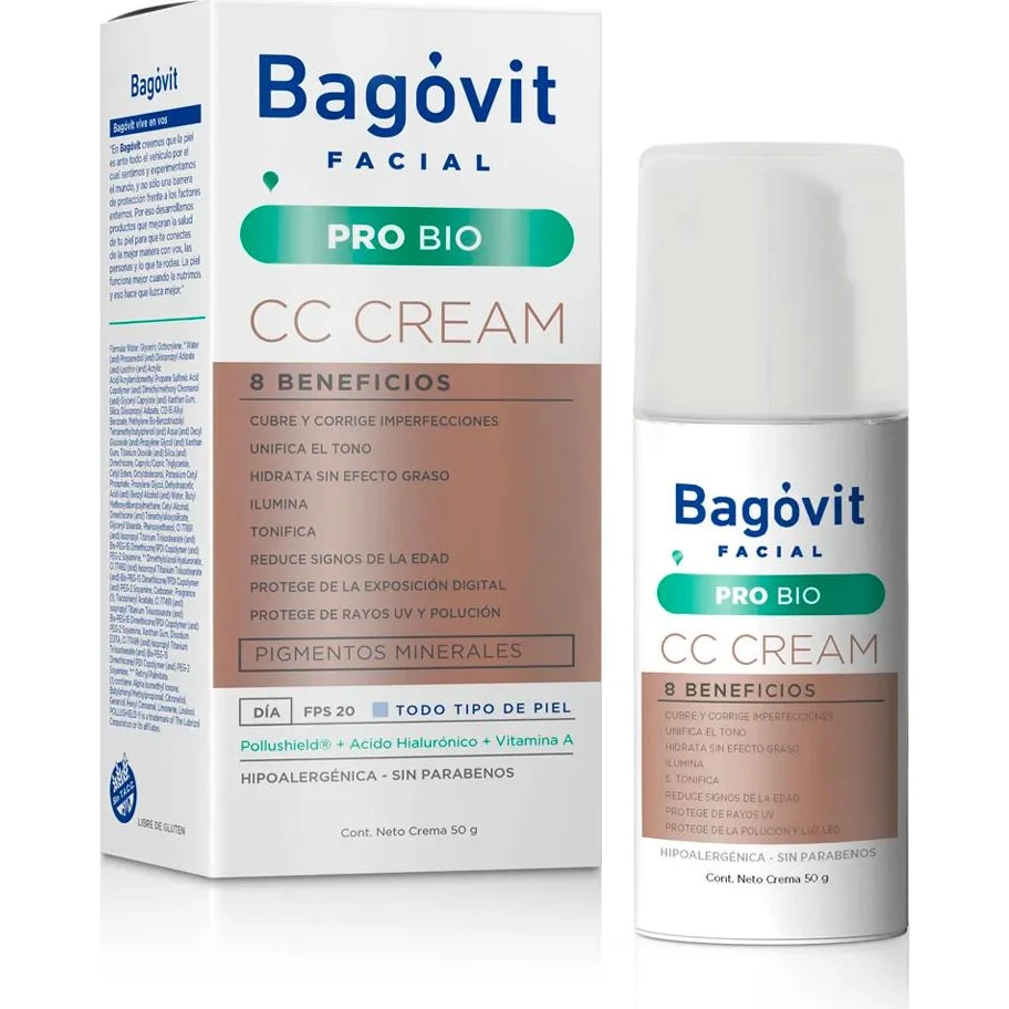 Crema Facial Bagóvit Pro Bio CC x 50