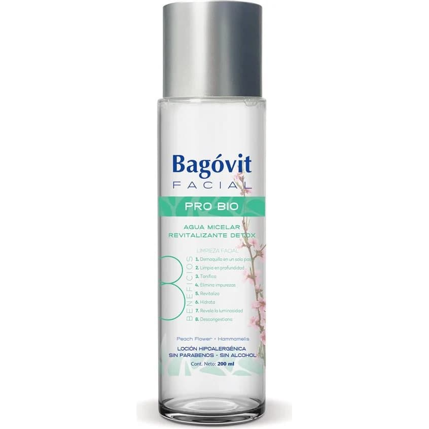Agua Micelar Bagóvit Facial Pro Bio 200 ml