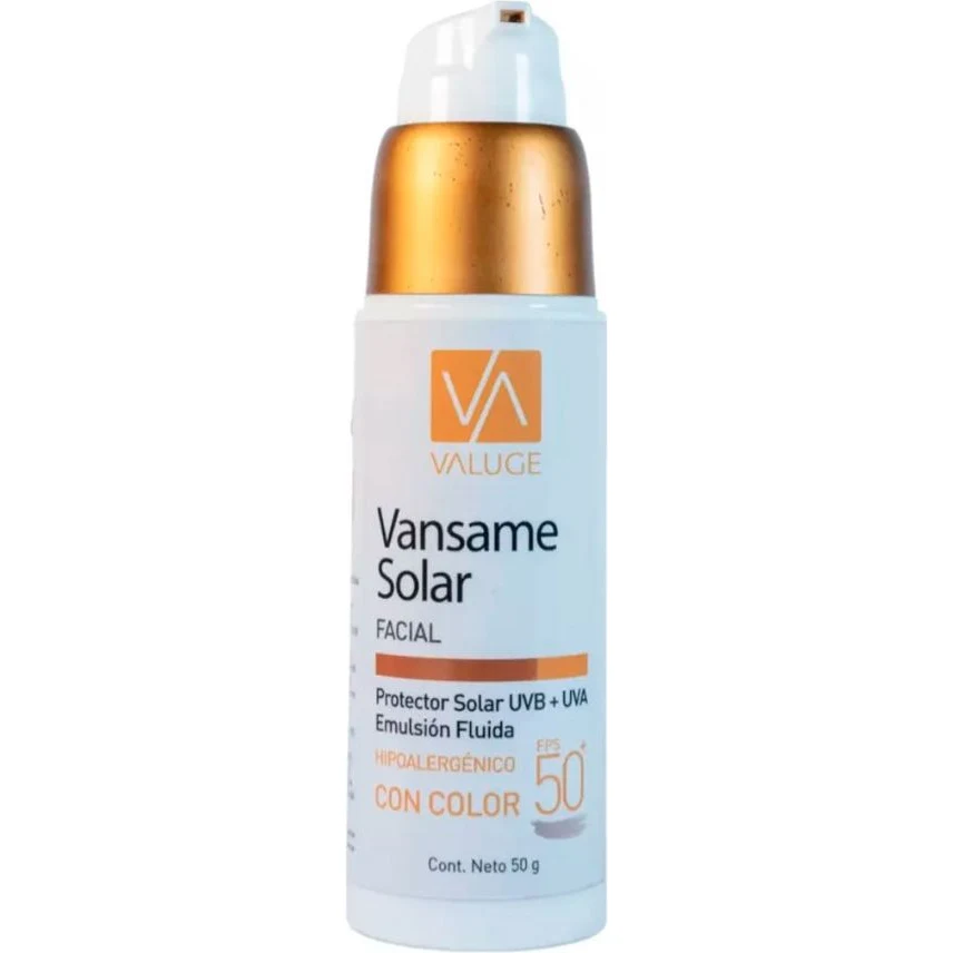 Protector Solar Vansame Emulsión Color FPS 50+ 50 g
