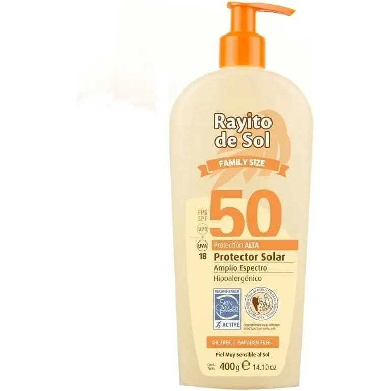 Protector Solar Rayito Family SPF 50 400 ml
