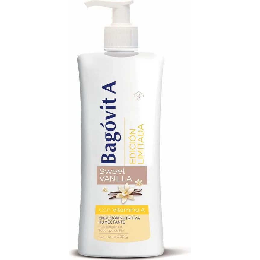 Crema Corporal Bagovit A Emulsión Sweet Vainilla 350 g