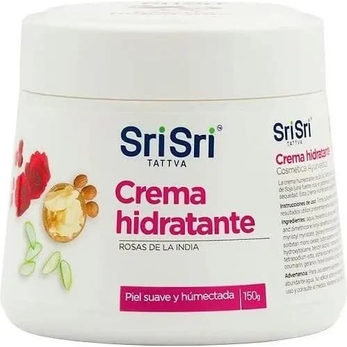 Crema Corporal Hidratante Sri Sri Tattva Rosas y Aloe Vera 150 g