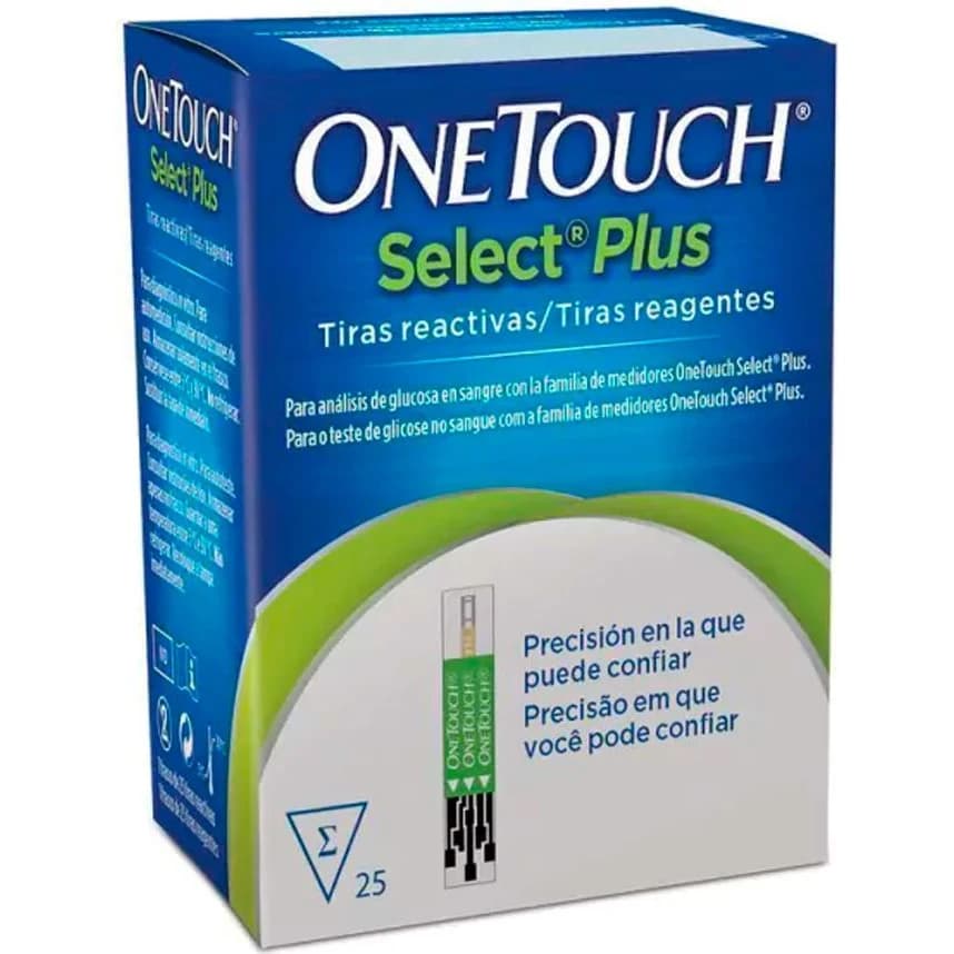 Tiras Reactivas OneTouch Select Plus x25