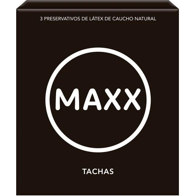 Preservativos Maxx Tachas x 3