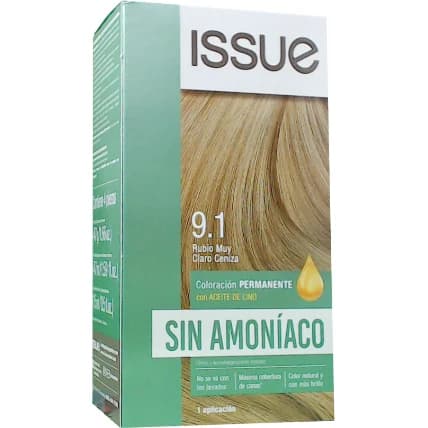 Tintura Capilar Issue Sin Amoníaco Tono 9.1