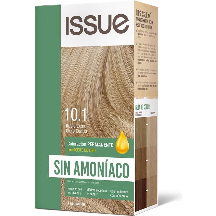 Tintura Capilar Issue Sin Amoníaco Tono 10.1