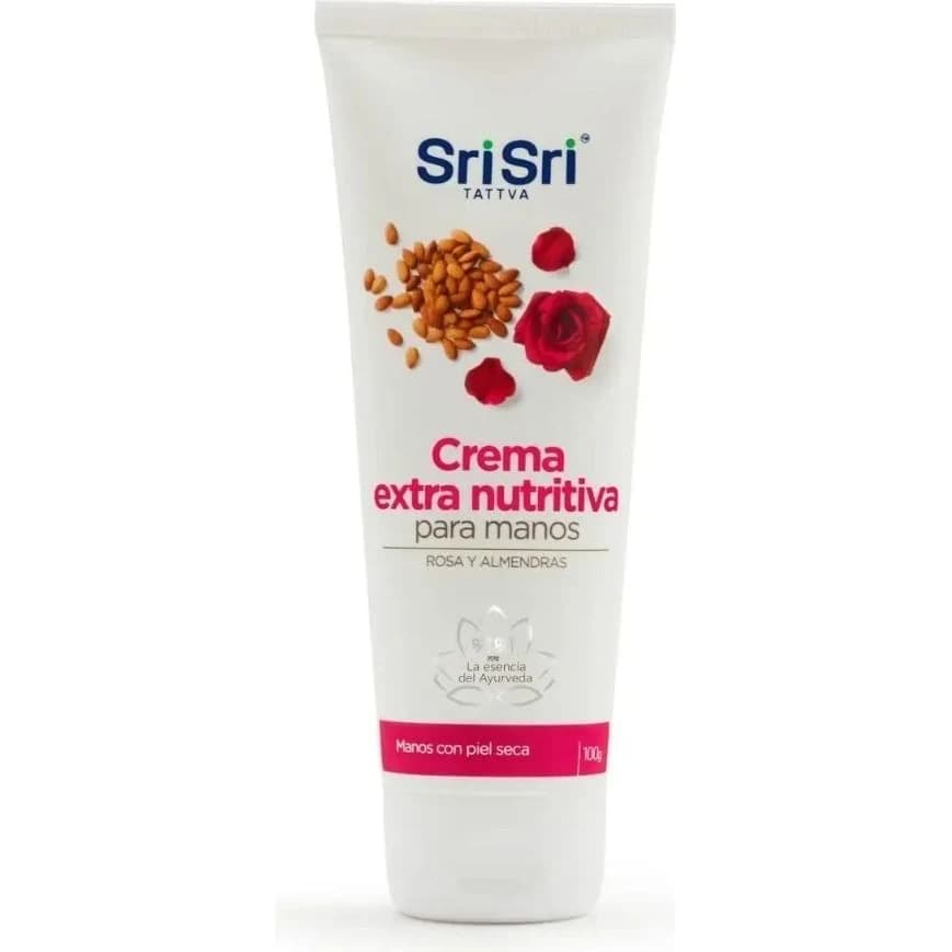 Crema Corporal Sri Exfoliante Nutritiva Rosa y Almendra 100 ml