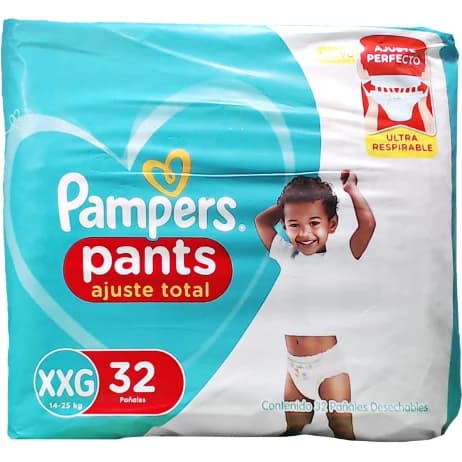 Pañales Pampers Pants Confort Sec Talle XXG x32