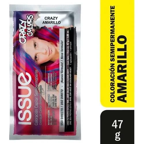 Tintura Capilar Issue Crazy Color Sachet Amarillo