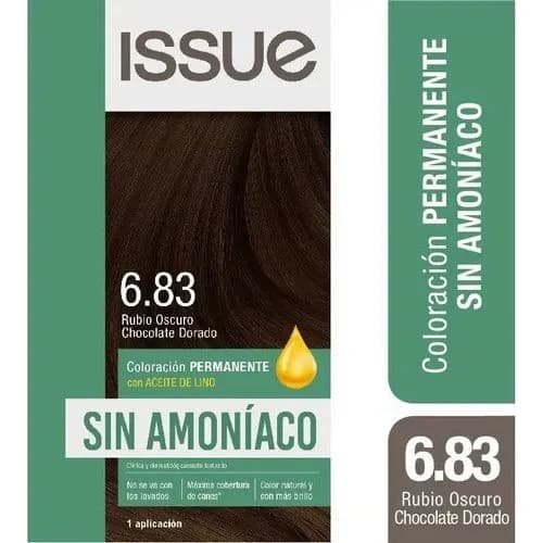 Tintura Capilar Issue Sin Amoníaco Tono 6.83