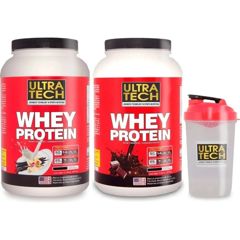 Whey Protein Ultratech Pro Vainilla 907 g