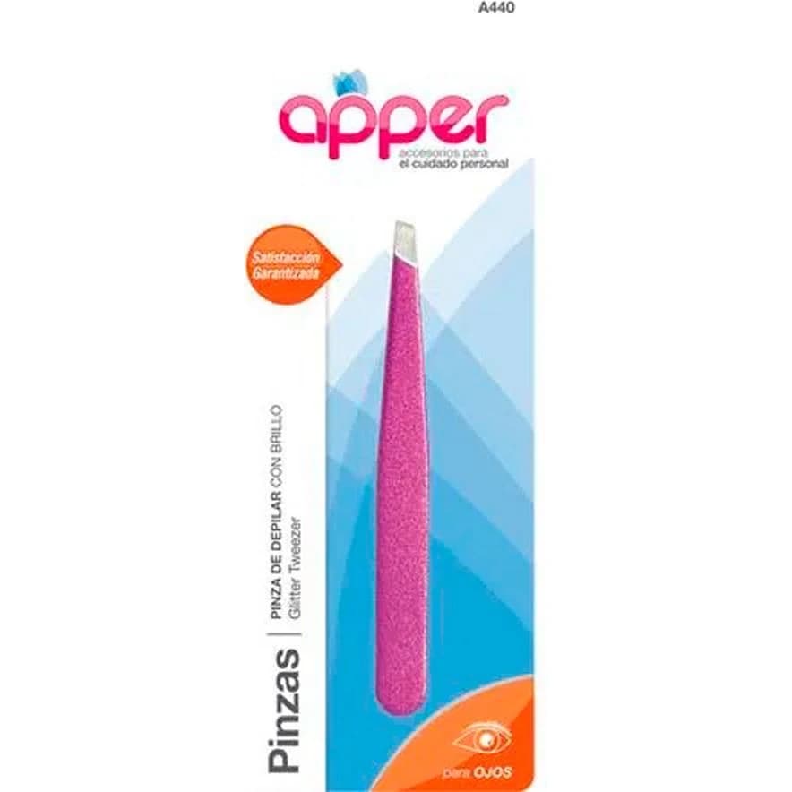 Pinza Depiladora Apper con Brillo