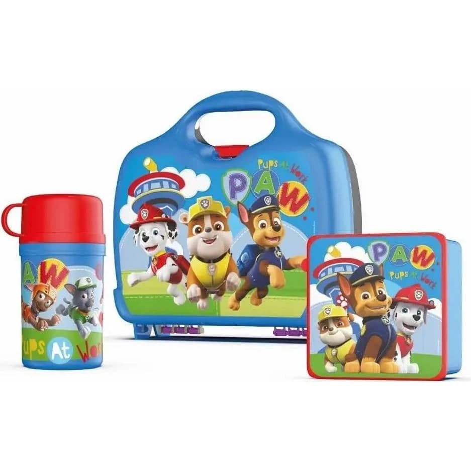 Kit Disney Paw Patrol Lonchera, Taza y Cantimplora