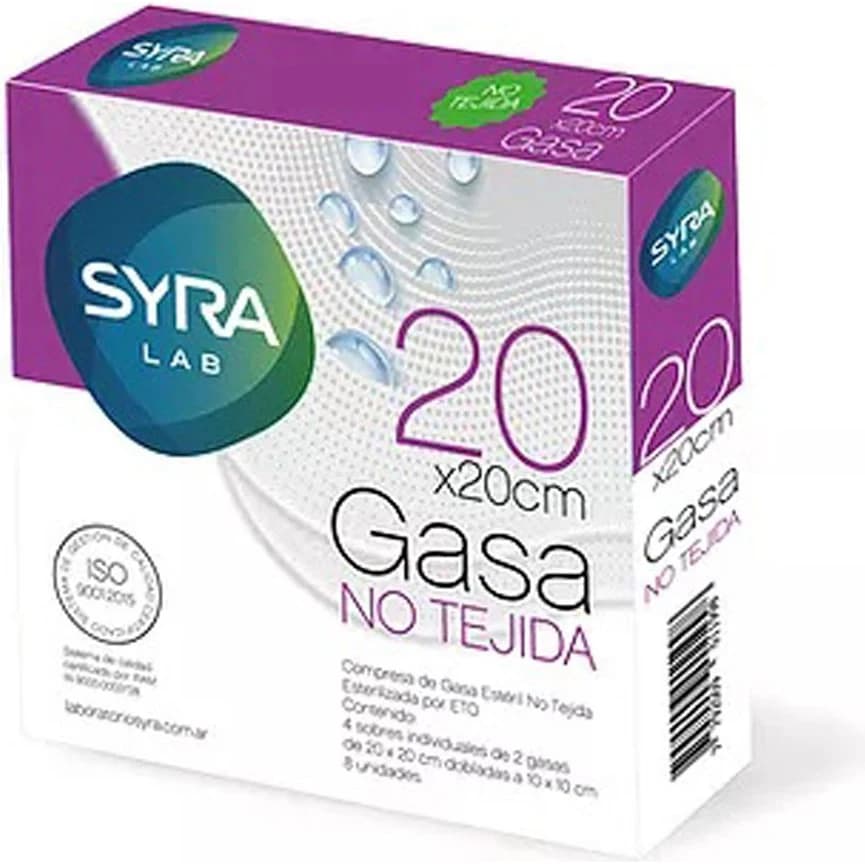 Gasa No Tejida Syra 20 x 20 cm x 8 Unidades