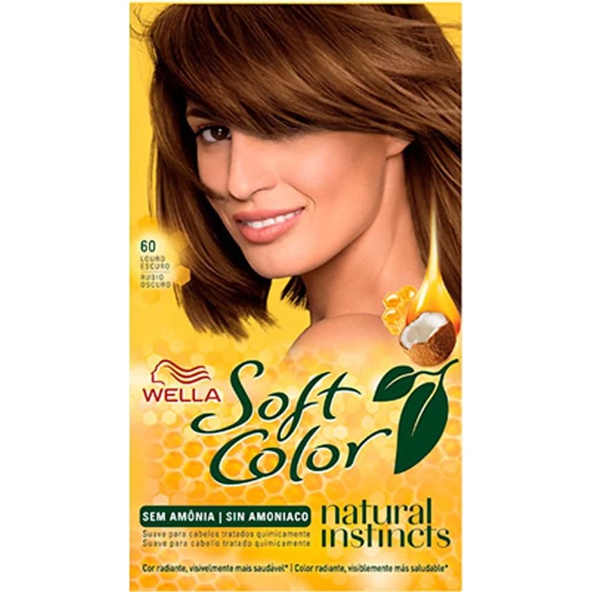 Kit de Coloración Capilar Soft Color Tono 60 Rubio Oscuro