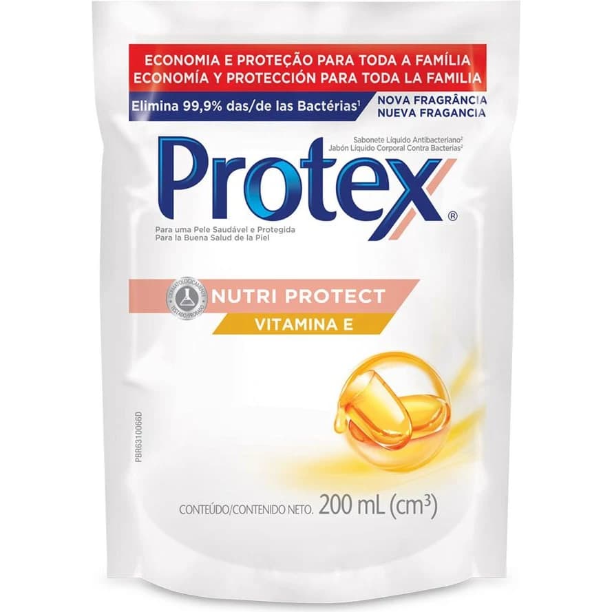 Jabón Líquido Protex Vitamina E Reparador 200 ml