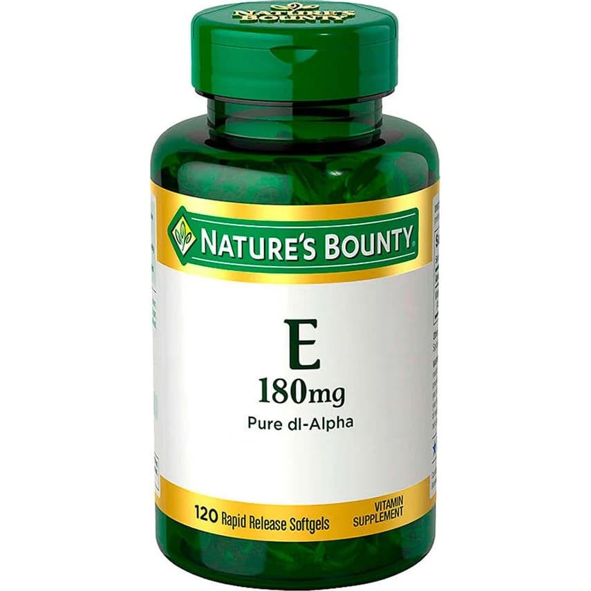 Vitamina E Nature's Bounty x 120 Cápsulas