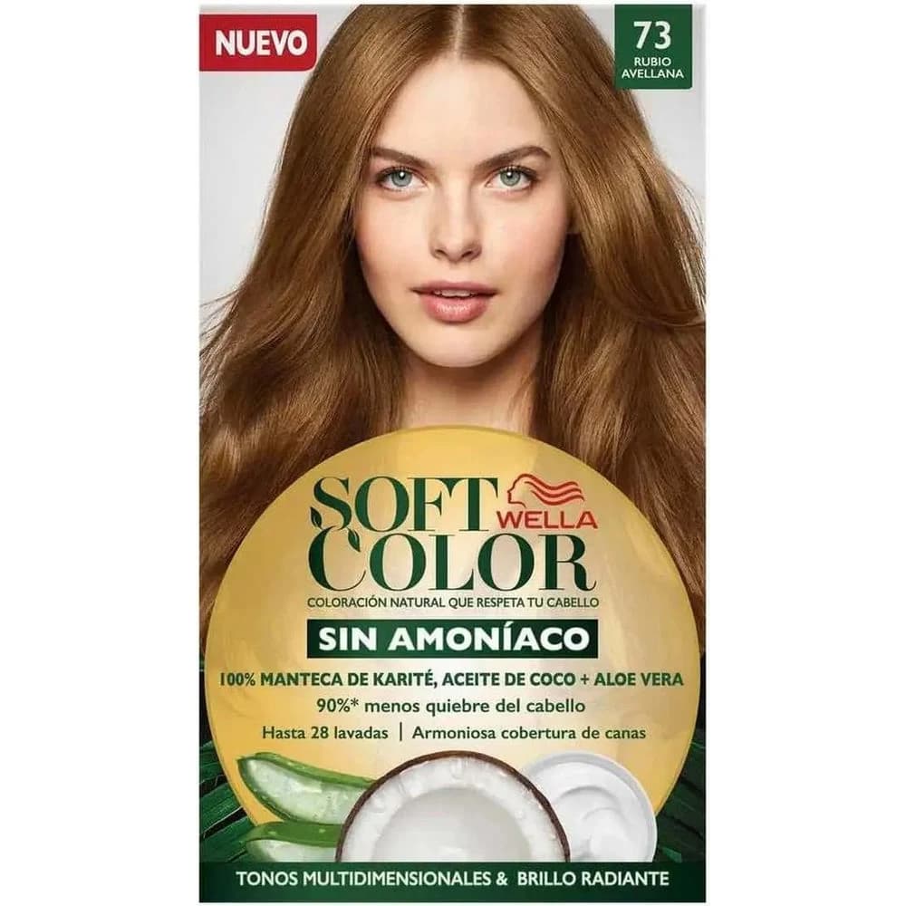 Kit de Coloración Capilar Soft Color Tono 73 Avellana