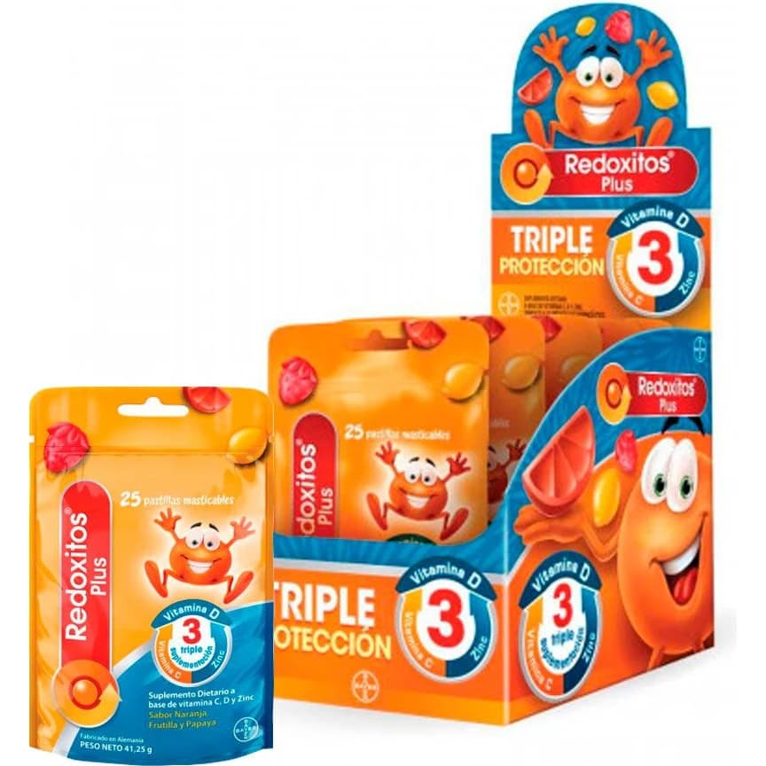 Redoxitos Plus Gomitas 6 Sobres x 25