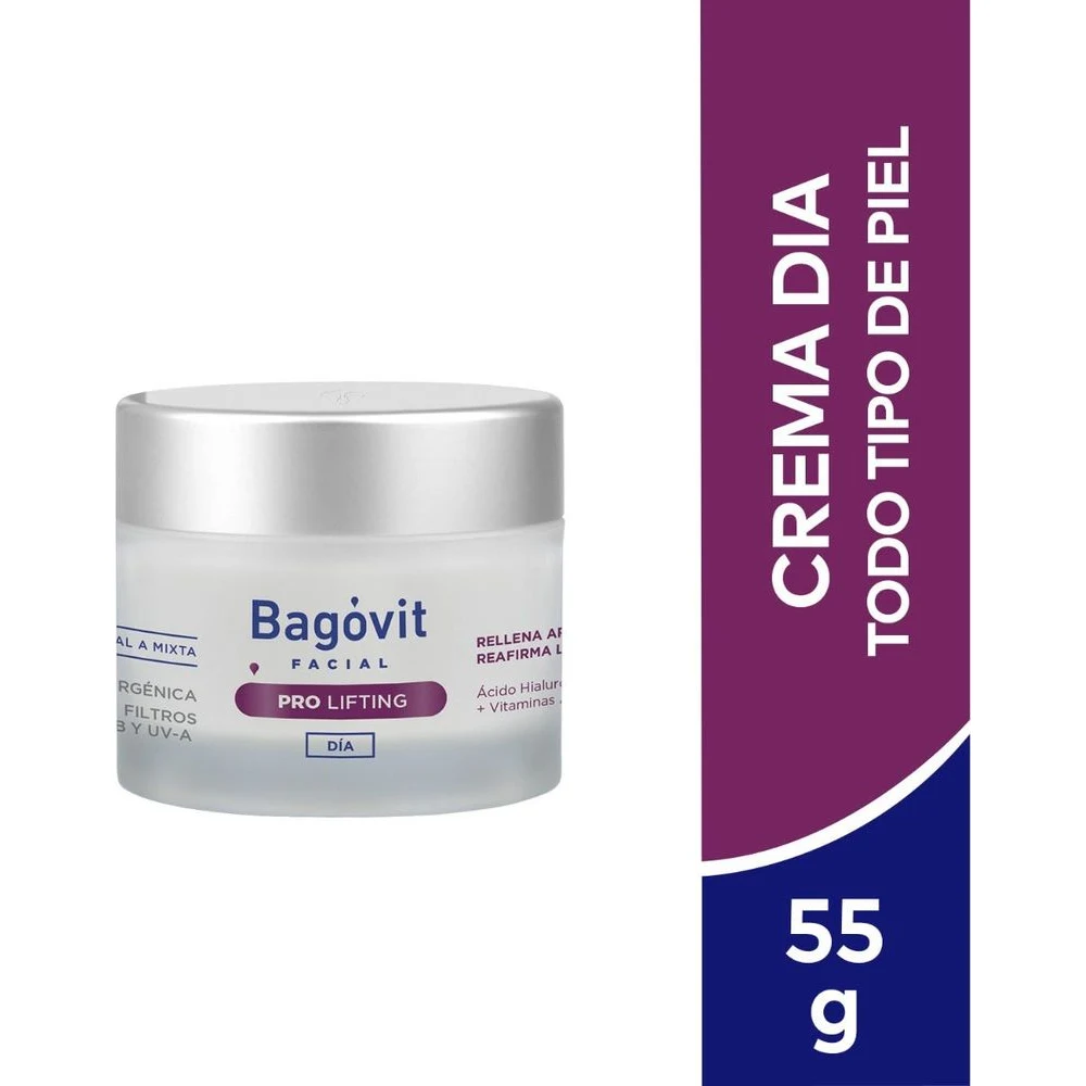 Crema Facial Bagovit Pro Lifting Día Todo Tipo de Piel 55 g