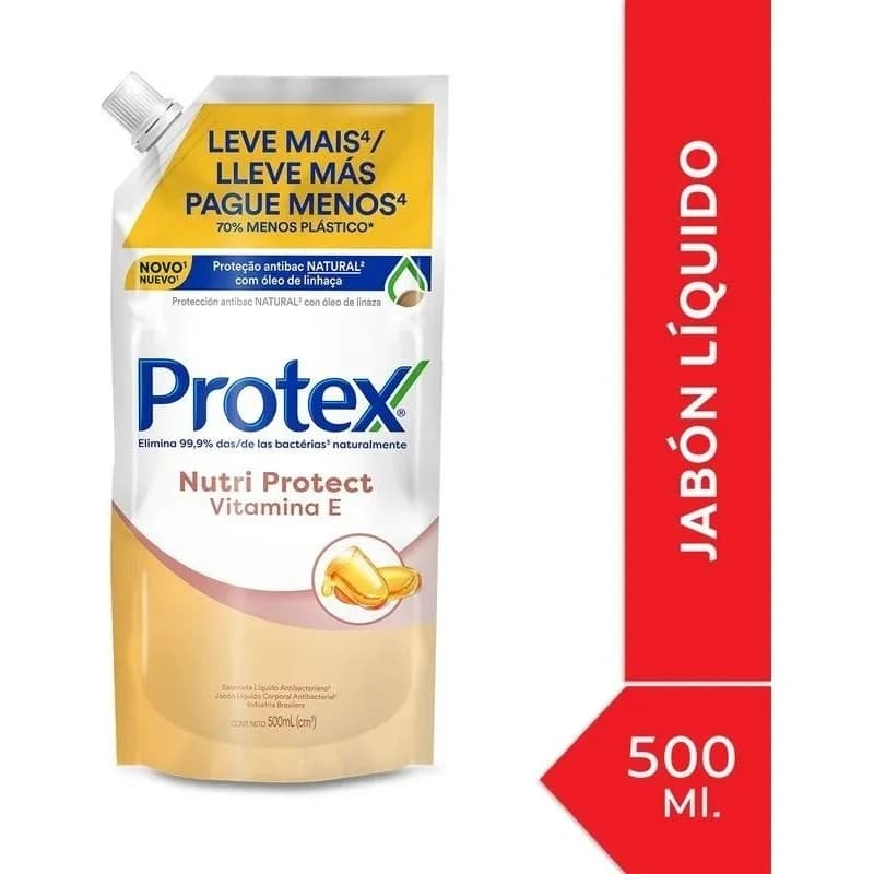 Jabón Líquido Protex Vitamina E Reparador 500 ml