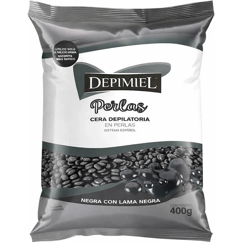 Depimiel Cera en Perlas Negra 400 g