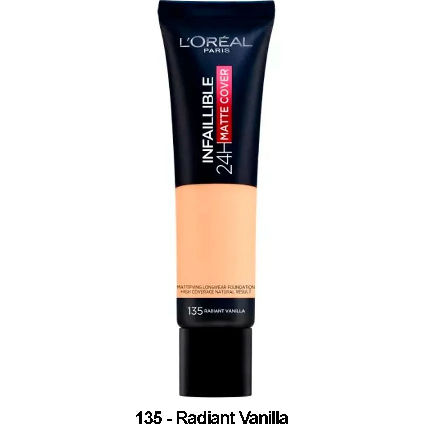 Base de Maquillaje L'Oréal Infaillible Matte Cover Tono 135