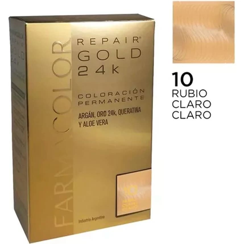 Tintura Capilar Farmacolor Gold Kit Tono 10