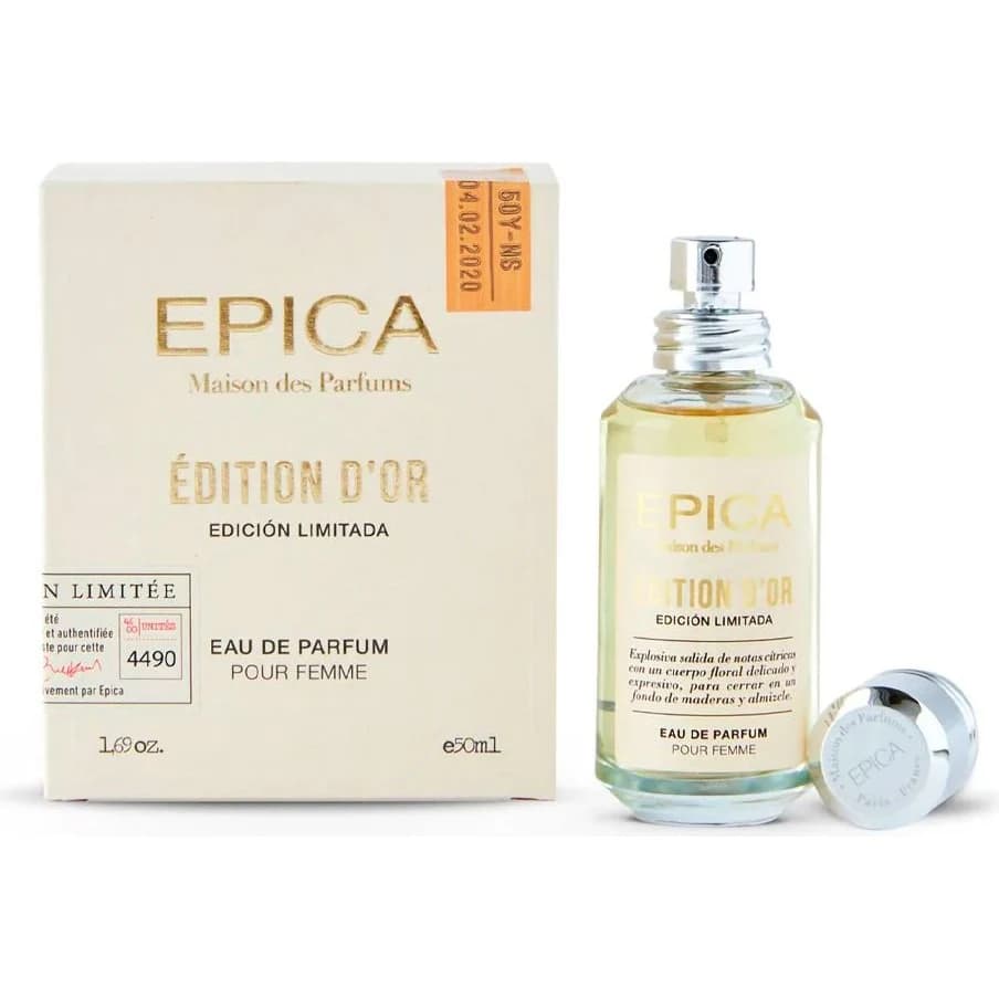 Perfume Bless Epica D'Or Edición Limitada 50 ml