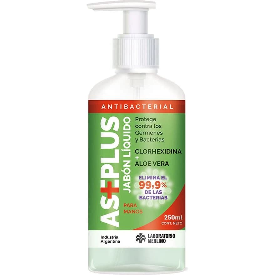 Jabón Líquido Antibacterial Aseplus 250 ml