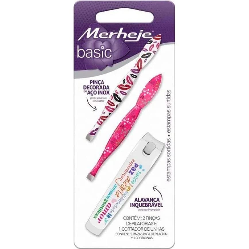 Kit Manicura Merheje Basic 2 Piezas + Cortauñas