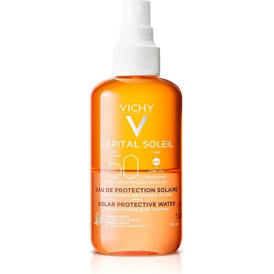 Protector Solar Vichy SPF 50 Agua Potenciada 200 ml