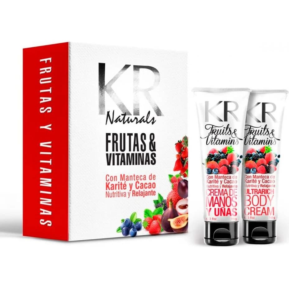 Set Dúo Fruit & Vit Nutrición — Crema de Manos y Crema Corporal