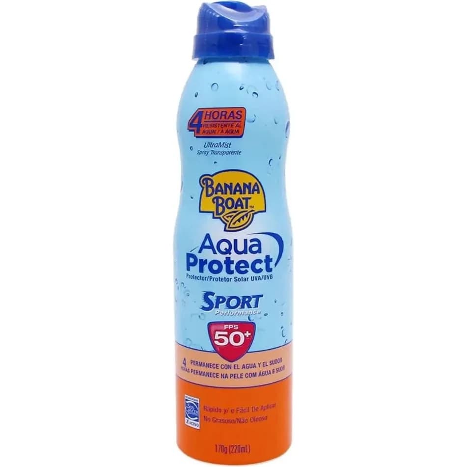 Protector Solar Banana Boat Aqua Protect Sport FPS 50 Spray 170 ml
