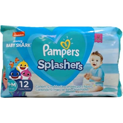 Pañales para Pileta Pampers Splash Talle 3 x12 Unidades