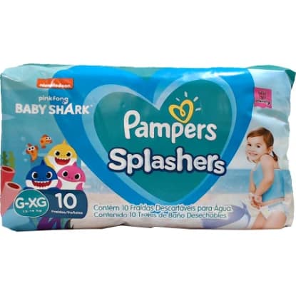 Pañales para Agua Pampers Splash Talle 5 x10 Unidades