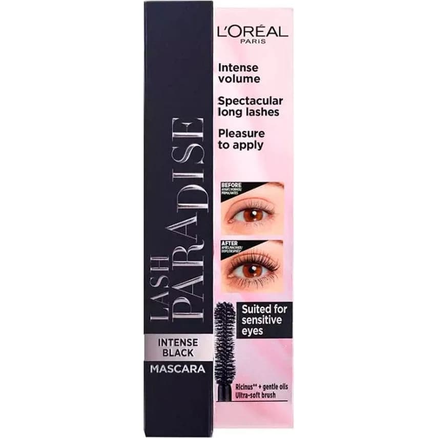 Máscara de Pestañas L'Oréal Paris Paradise Intense Black
