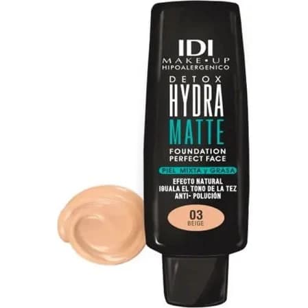 Base de Maquillaje IDI Hydra Matte Detox Tono 03 Beige