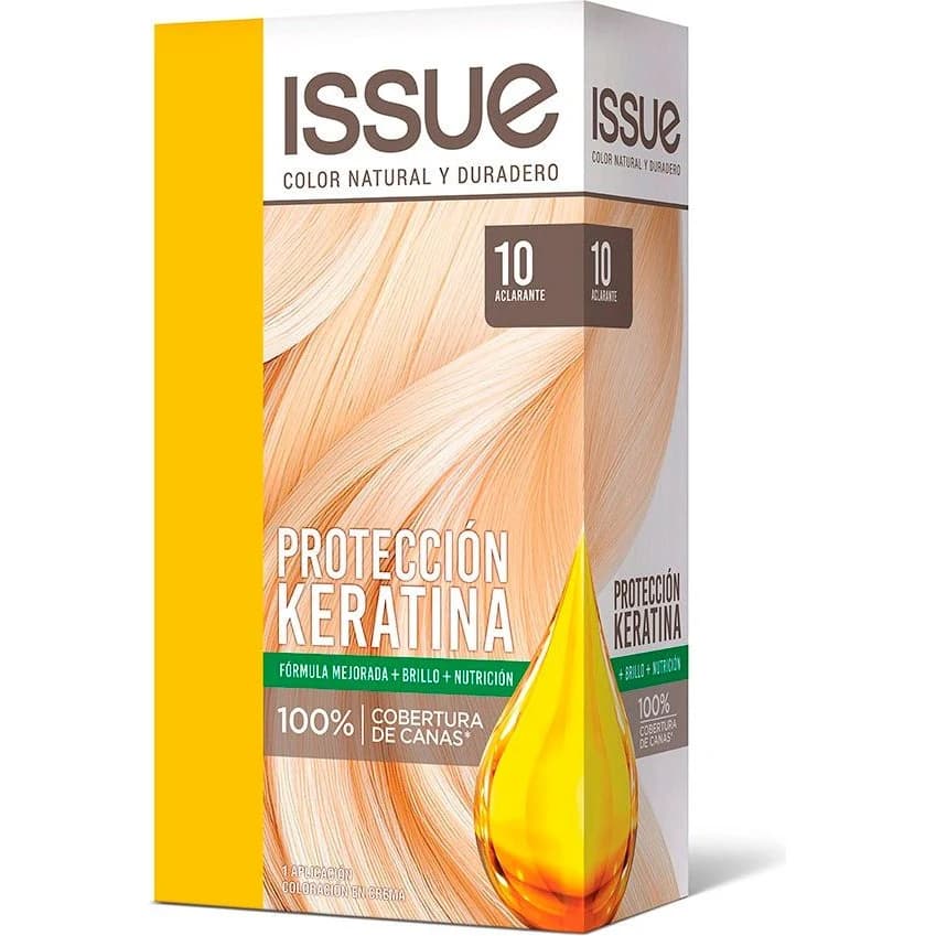 Tintura Capilar Issue Kit Keratina Tono 10