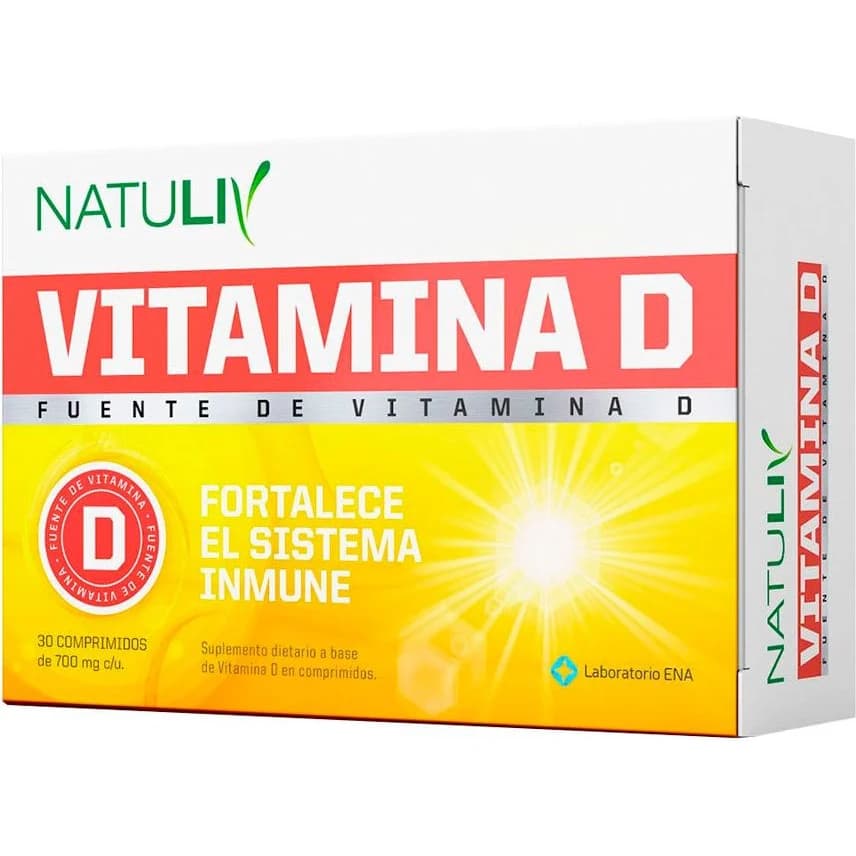 Natuliv Vitamina D Comprimidos x 30