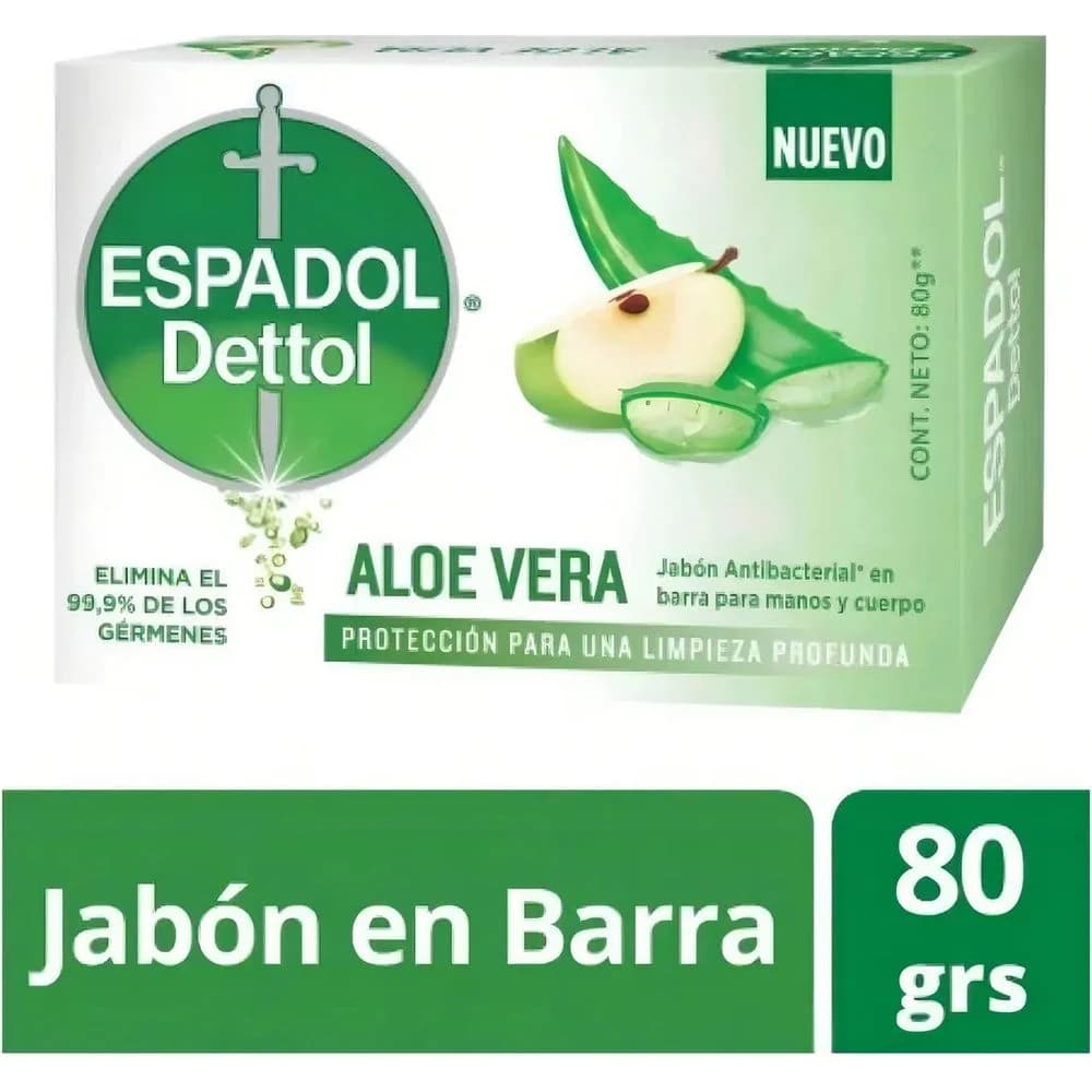Jabón en Barra Espadol Aloe Vera 80 g