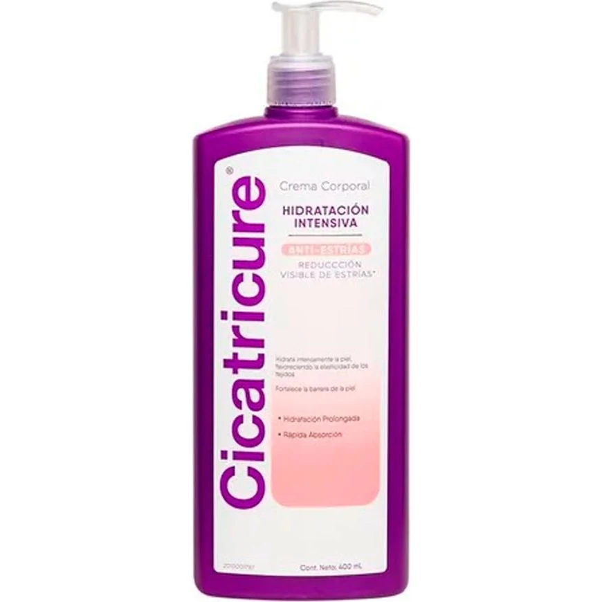 Cicatricure Crema Corporal Hidratación Intensa Antiestrías 400 ml