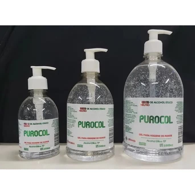 Alcohol Gel 70% Purocol 500 ml