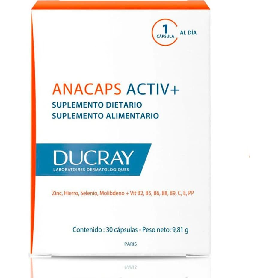 Ducray Anacaps Activ 30 Cápsulas