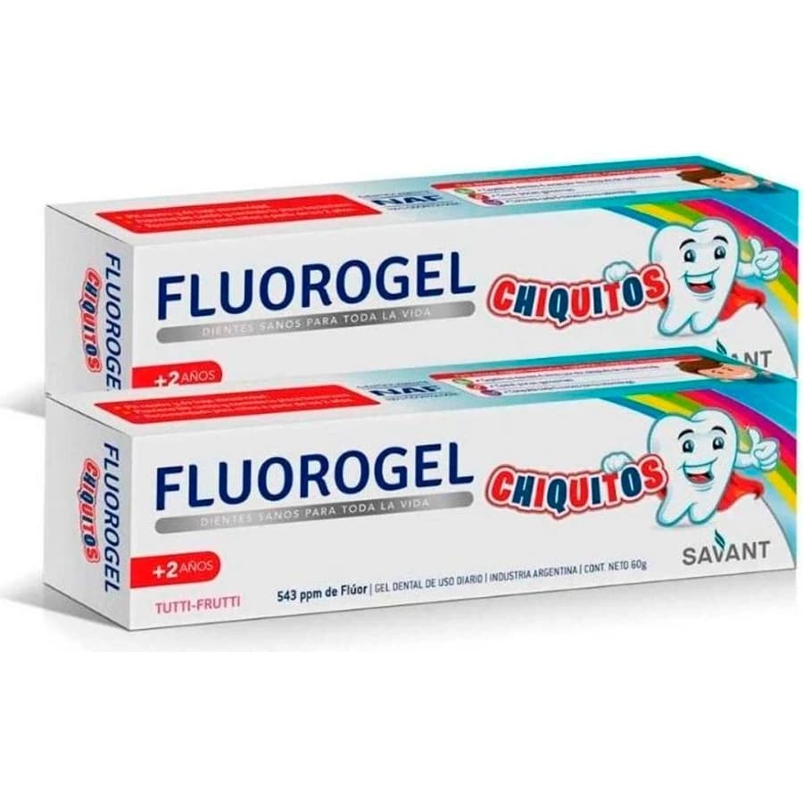 Pasta Dental Fluorogel Chiquitos 60g