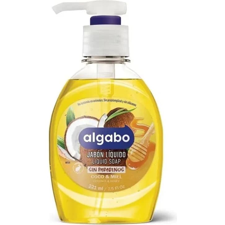 Jabón Líquido Algabo Coco 221 ml